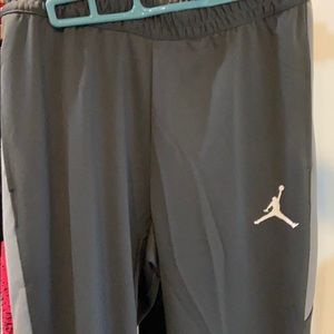 Gray Jordan sweatpants